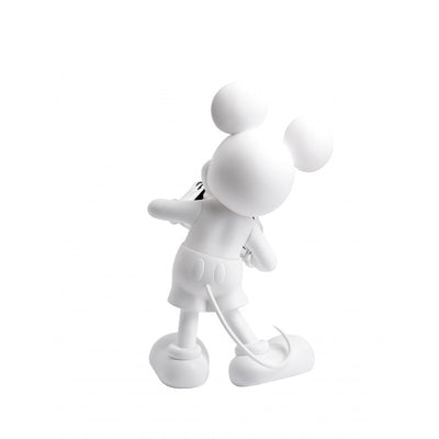 Mickey With Love White Lacquer/Silver Chrome by Kelly Hoppen