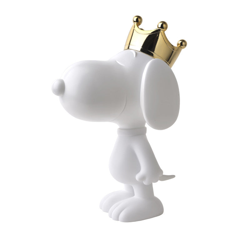 Snoopy Crown White Matt Chrome